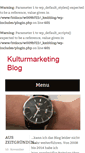 Mobile Screenshot of kulturmarketingblog.de
